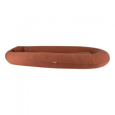 babynest junior 85 x 50 cm katoen roestbruin
