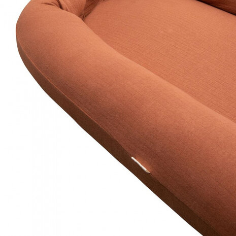babynest junior 85 x 50 cm katoen roestbruin