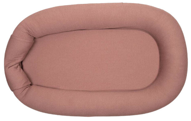 babynest junior 85 x 50 cm katoen oudroze