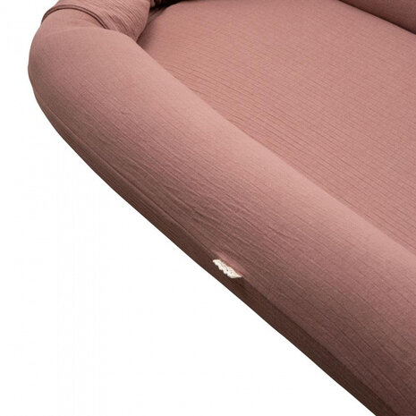 babynest junior 85 x 50 cm katoen oudroze
