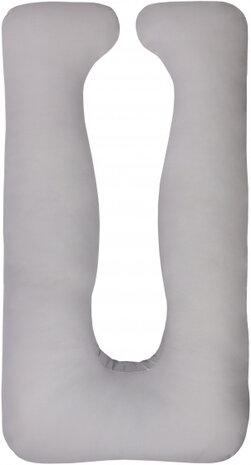 zwangerschapskussen Mamandu dames 140 x 78 cm grijs