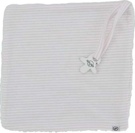 speendoekje junior katoen wit/roze