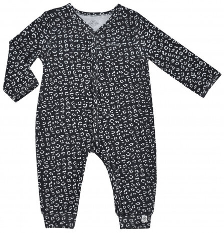 babyonesie Cheetah junior katoen antraciet mt 50