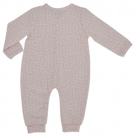 babyonesie Cheetah junior katoen roze maat 56