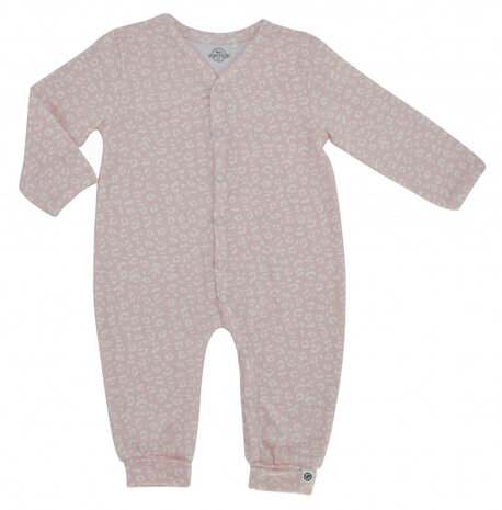 babyonesie Cheetah junior katoen roze maat 62