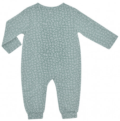 babyonesie Cheetah junior katoen mintgroen mt 50