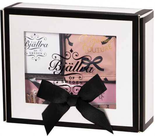 babygeschenkset Rose Garden strik roze 4-delig