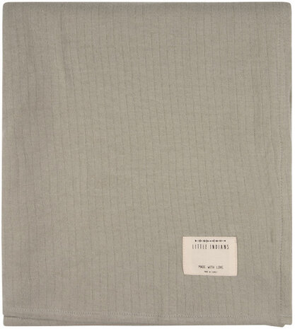 laken Abby Stone 110 x 140 cm katoen lichtbruin