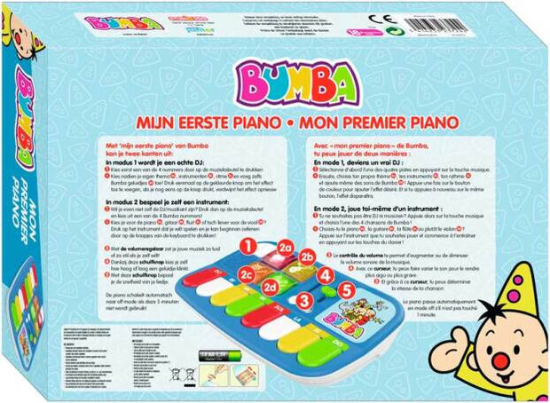 piano Bumba junior 29 x 20 x 5 cm blauw