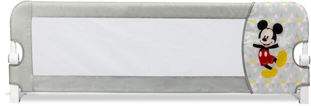 bedhekje Mickey Mouse 150 x 50 cm staal/polyester grijs