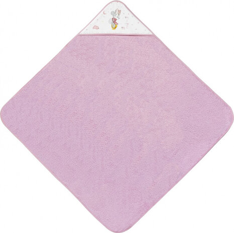 badcape Minnie Mouse meisjes 100 x 100 cm katoen roze