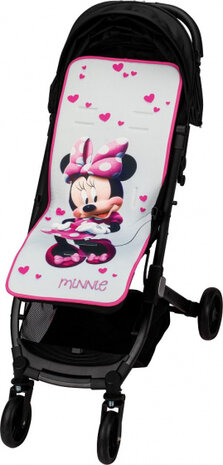 kinderwagenkussen Minnie Mouse 84 x 33 cm katoen grijs