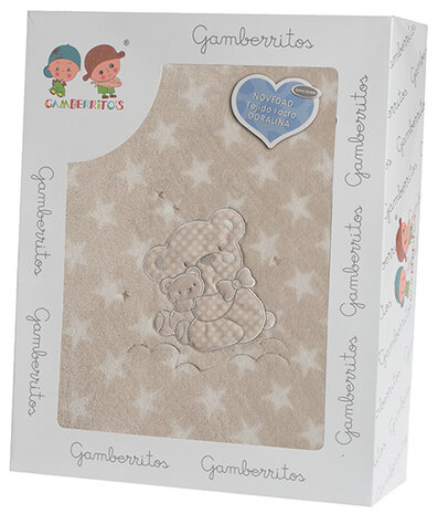 lakenset beer 120 x 60 cm polyester beige 3-delig