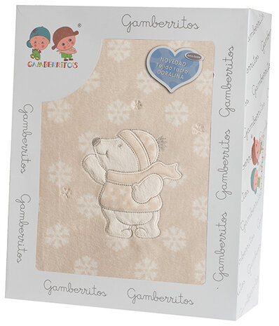 lakenset winter 120 x 60 cm polyester beige 3-delig