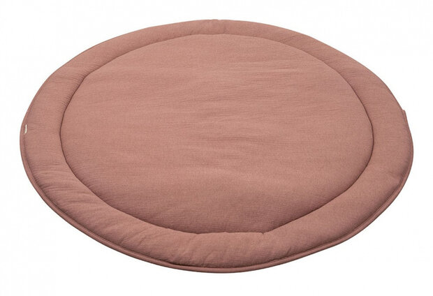 boxkleed rond 90 cm katoen oudroze