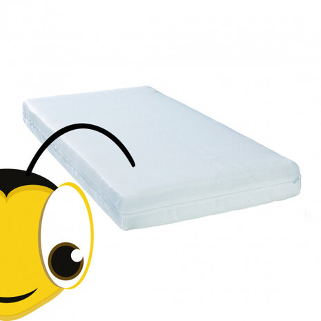 matras Bij junior 60 x 120 cm polyether wit