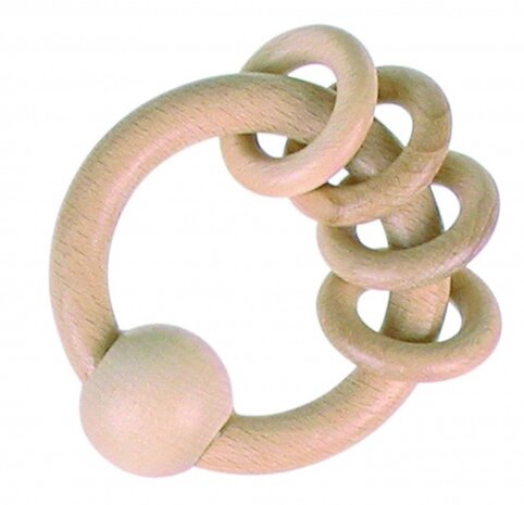 Bijtring Rond 4 Ringen 12 cm