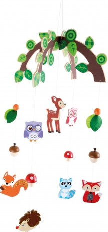 Houten Mobiel Bosdieren