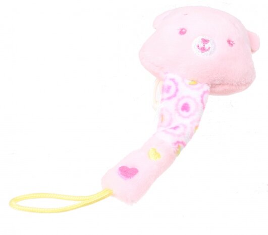 fopspeenketting beer meisjes roze 17 cm