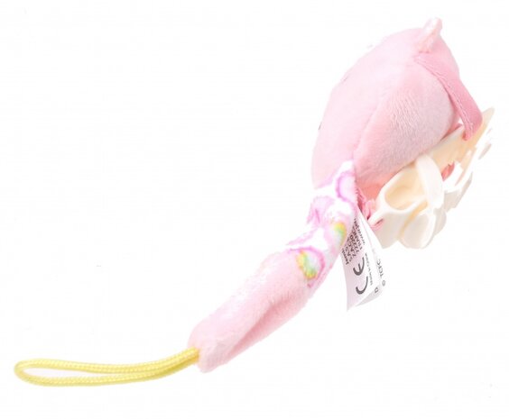 fopspeenketting beer meisjes roze 17 cm