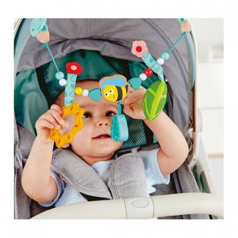 kinderwagenspanner bij 43 cm blauw