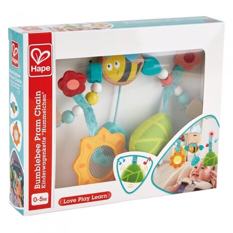 kinderwagenspanner bij 43 cm blauw