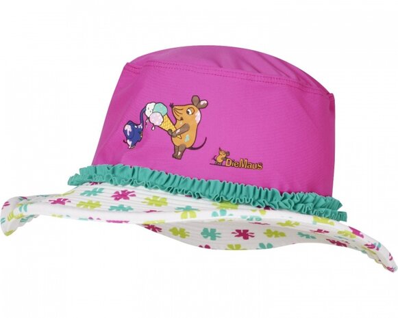 zonnehoed muis roze 51 cm