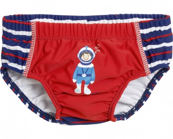 zwemluier UV-werend duiker rood/blauw maat 86/92