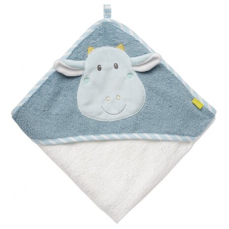 badcape Little Castle 80 cm wit/blauw