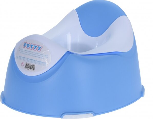 plaspotje 30 cm blauw