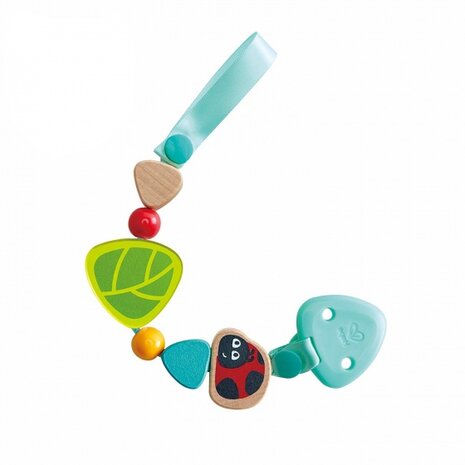 fopspeenketting lieveheersbeestje 20,5 cm