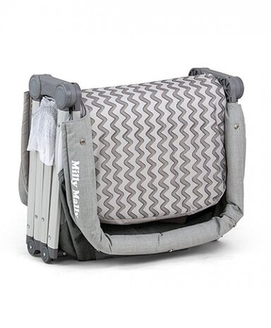 reisbed 2-in-1 Jane 90 x 52 cm donkerblauw