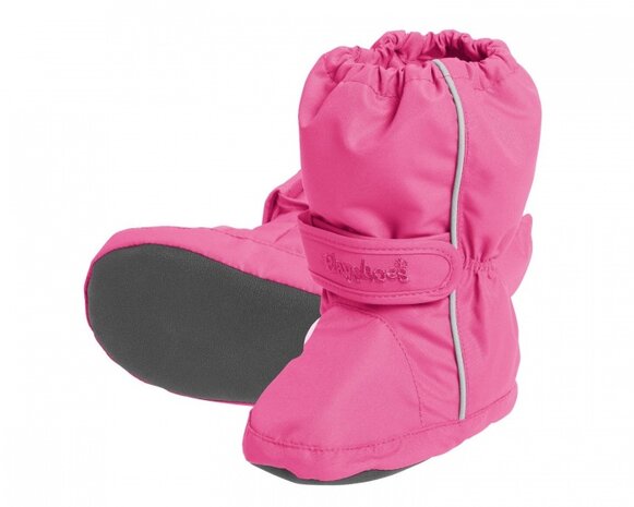snowboots Thermo Bootie met klittenband junior roze maat 20/21