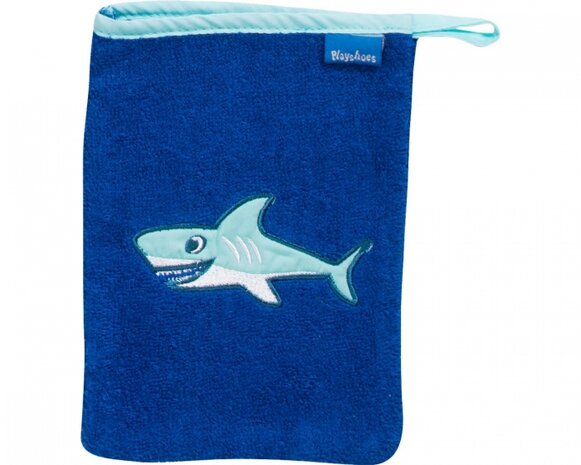 washand haai 20 cm blauw