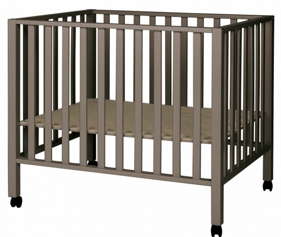 babybox Amy met wielen 98 x 78 cm taupe