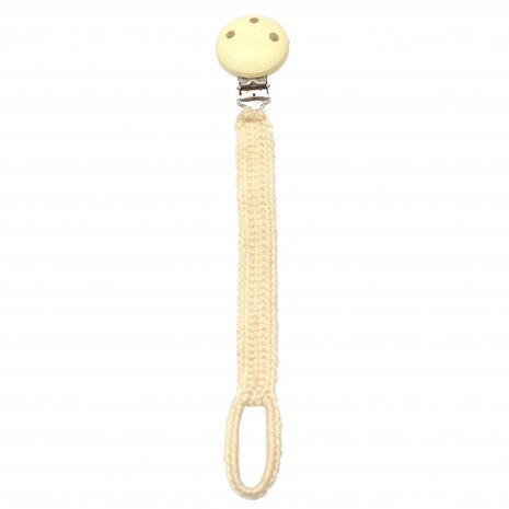 fopspeenketting bamboestof 20 cm beige