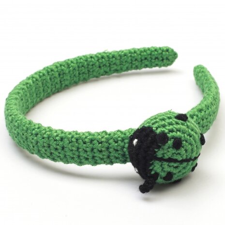 haarband lieveheersbeestje groen