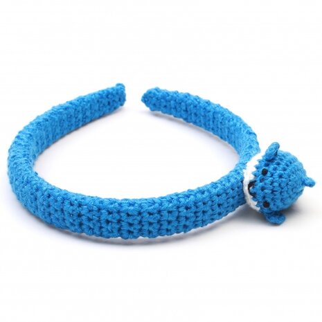 haarband narwal blauw