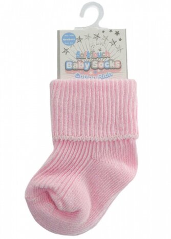 babysokken newborn roze