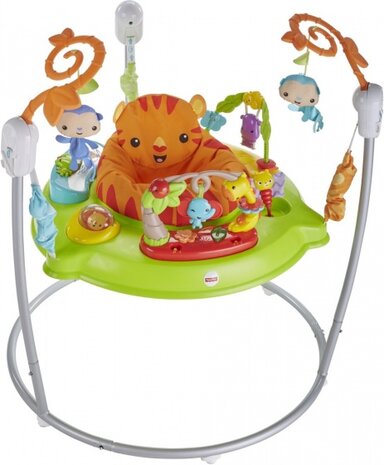 Roaring Rainforest Jumperoo junior groen/wit/oranje