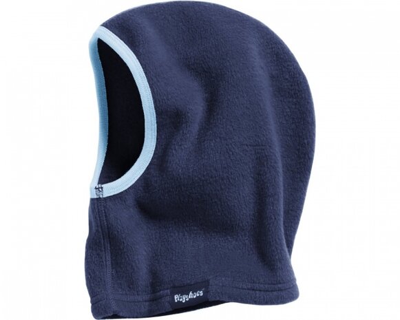 Fleece slaapmutsje blauw one size