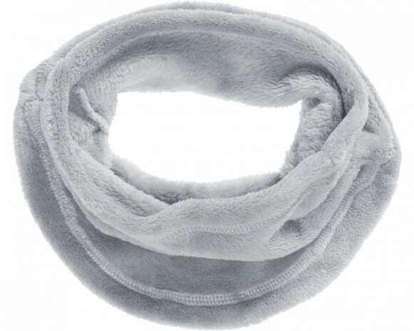 fleece nekwarmer sjaal junior grijs one size
