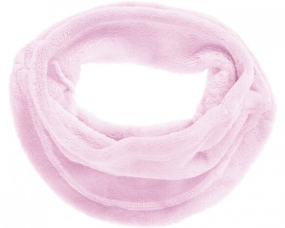fleece nekwarmer sjaal junior lichtroze one size
