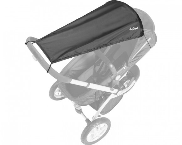 Zonnedoek UV-protectie kinderwagen zwart