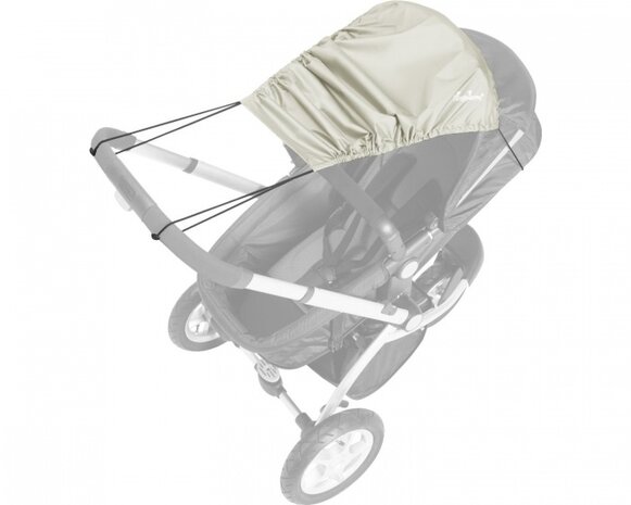 Zonnedoek UV-protectie kinderwagen beige