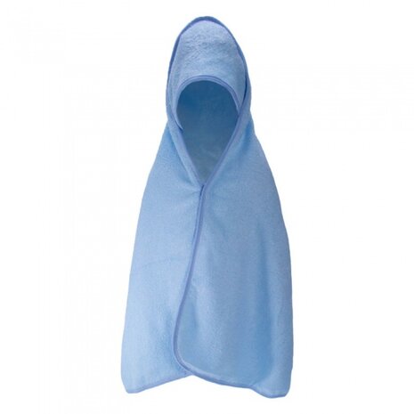 badcape Supersoft baby 75 cm blauw