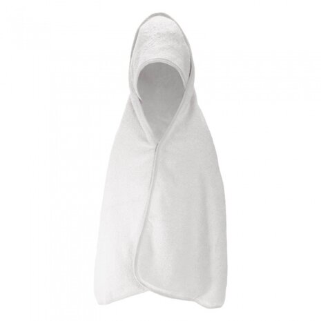 badcape Supersoft baby 75 cm wit