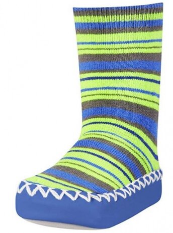 huissloffen Ringel jongens blauw/groen maat 17/18