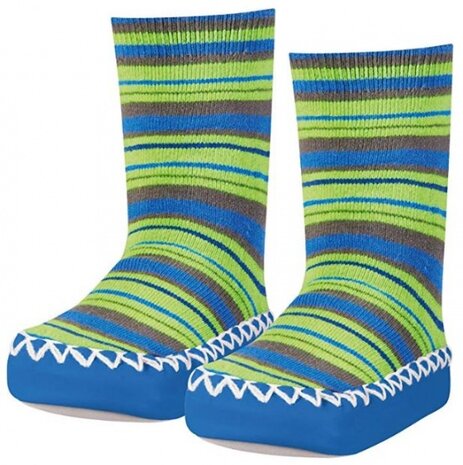 huissloffen Ringel jongens blauw/groen maat 17/18