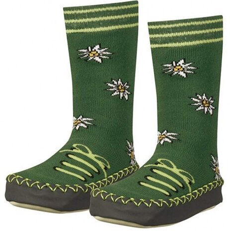 huissloffen Edelwei&szlig; junior groen/blauw maat 27/30